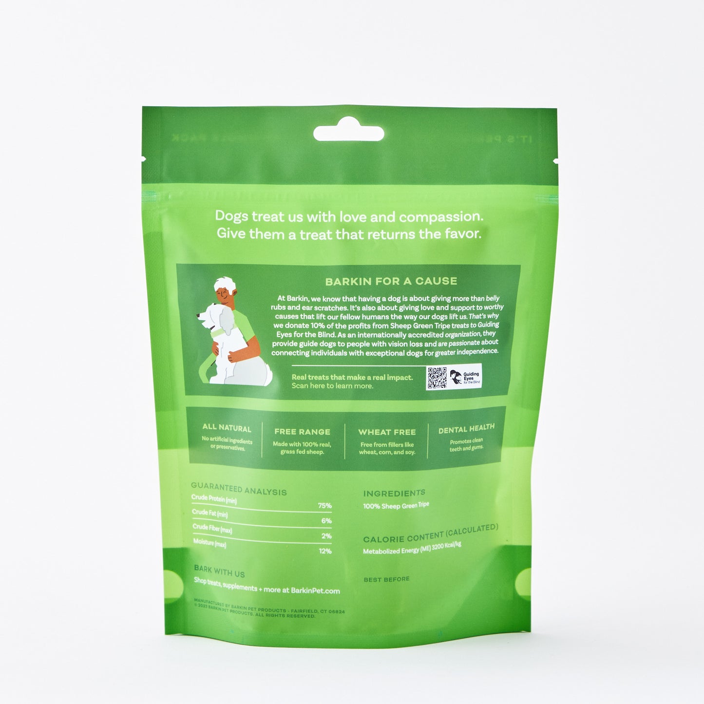 LAMB GREEN TRIPE SINGLE INGREDIENT CHEW
