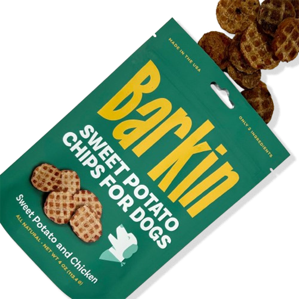 
                  
                    SWEET POTATO AND CHICKEN CHIPS
                  
                